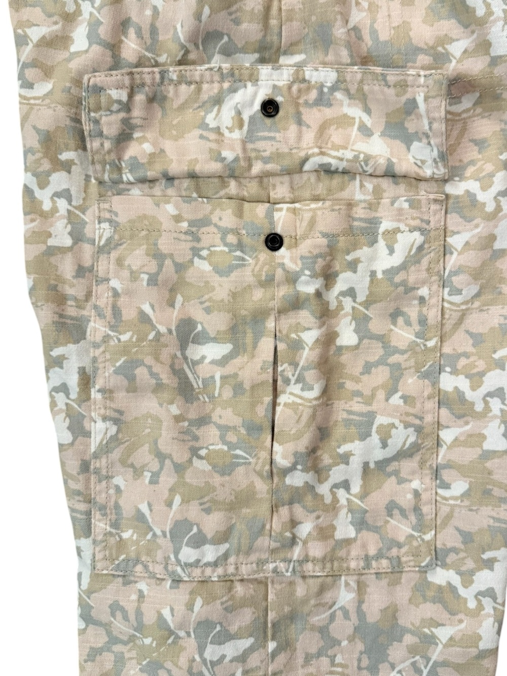Cotton On Desert Camo Cargo Pants High Rise Utility Wide Straight Leg Tan Sage 8 - Picture 5 of 14